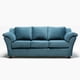 thumbnail image 1 of Sofa 3C Napoli Felpa Petroleo, 1 of 3