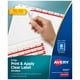 thumbnail image 1 of Binder Dividers Índice De 8 Pestañas Con Tira De Etiquetas 50 Unidades, 1 of 6