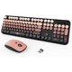 thumbnail image 1 of FOPETT Combo de teclado y mouse inalámbricos, tamaño completo, 104 teclas, 1 of 3