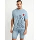 thumbnail image 2 of Polera Manga Corta Cuello Redondo Print Celeste, 2 of 4