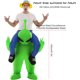 thumbnail image 3 of Disfraz inflable de alienígena divertido para Halloween, tipo jinete, 3 of 3