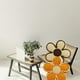 thumbnail image 2 of Set De 2 Cojines Diseño Flor Color Naranja/beige, 2 of 3