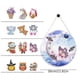 thumbnail image 2 of 12 Pcs Diamond Painting Wall Decor, Interchangeable Seasonal Welcome Sign Hanging With Soft Magnetic Diamond Painting Stickers For Beginners, Adults & Kids Art Craft Supplies(Moon Butterfly), 2 of 2
