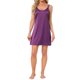 thumbnail image 2 of INSPIRE CHIC Vestido de Dormir de Satén con Escote en V y Doble Tirante Suave para Mujeres de Regreso a Clases, Talla 2XL, Púrpura, 2 of 6