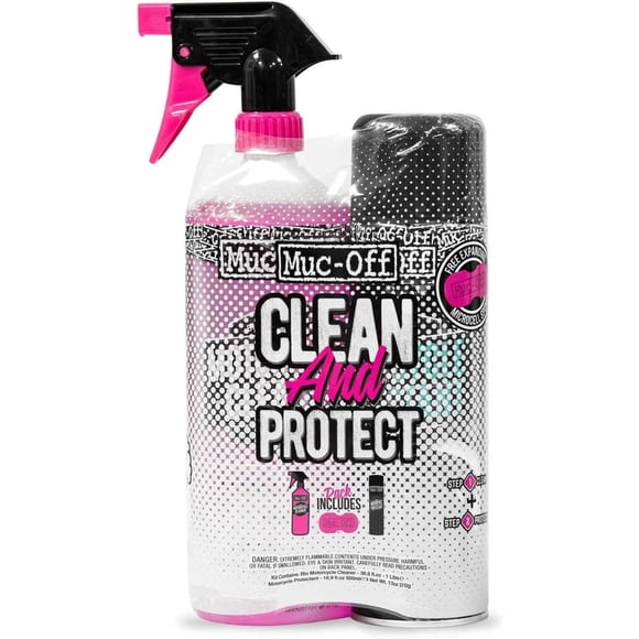 Kit Limpieza Moto Muc-Off Care Duo Nano Tech Protectant