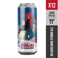 Anfiteatro - Pack X12 Monjas, 11° (Dark Belgian Strong Ale) - Cerveza Artesanal Valparaiso - 475 Ml