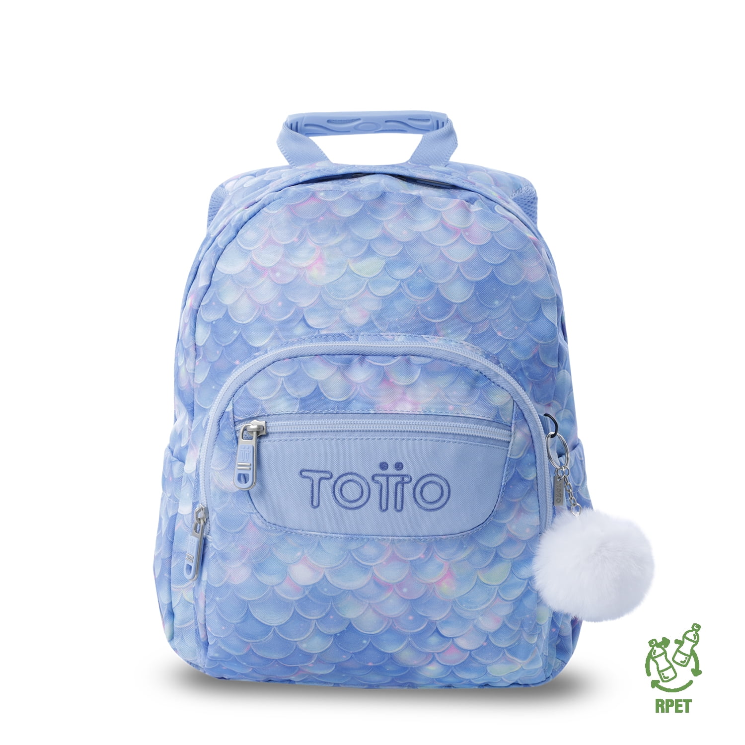 Mochila Escolar Tempera Pequeño Azul Totto