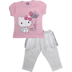 Pijama Niña Hello Kitty Rosa 3