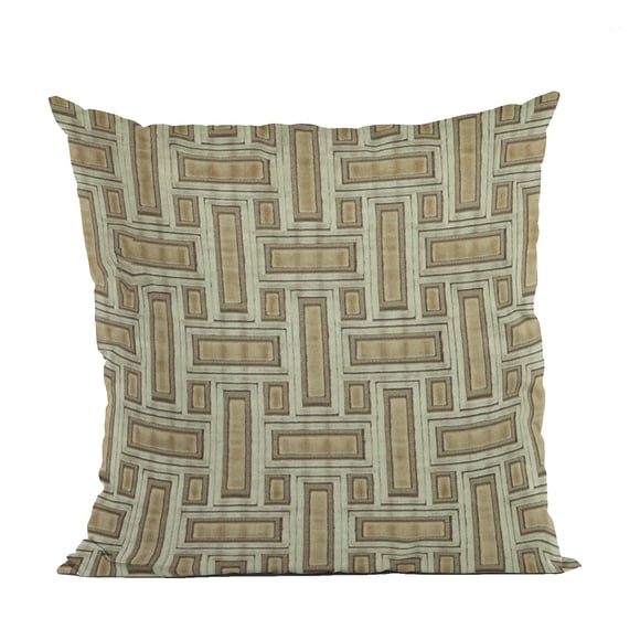Cojín decorativo Plutus Brands Plutus Bronze Stony Cut Velvet