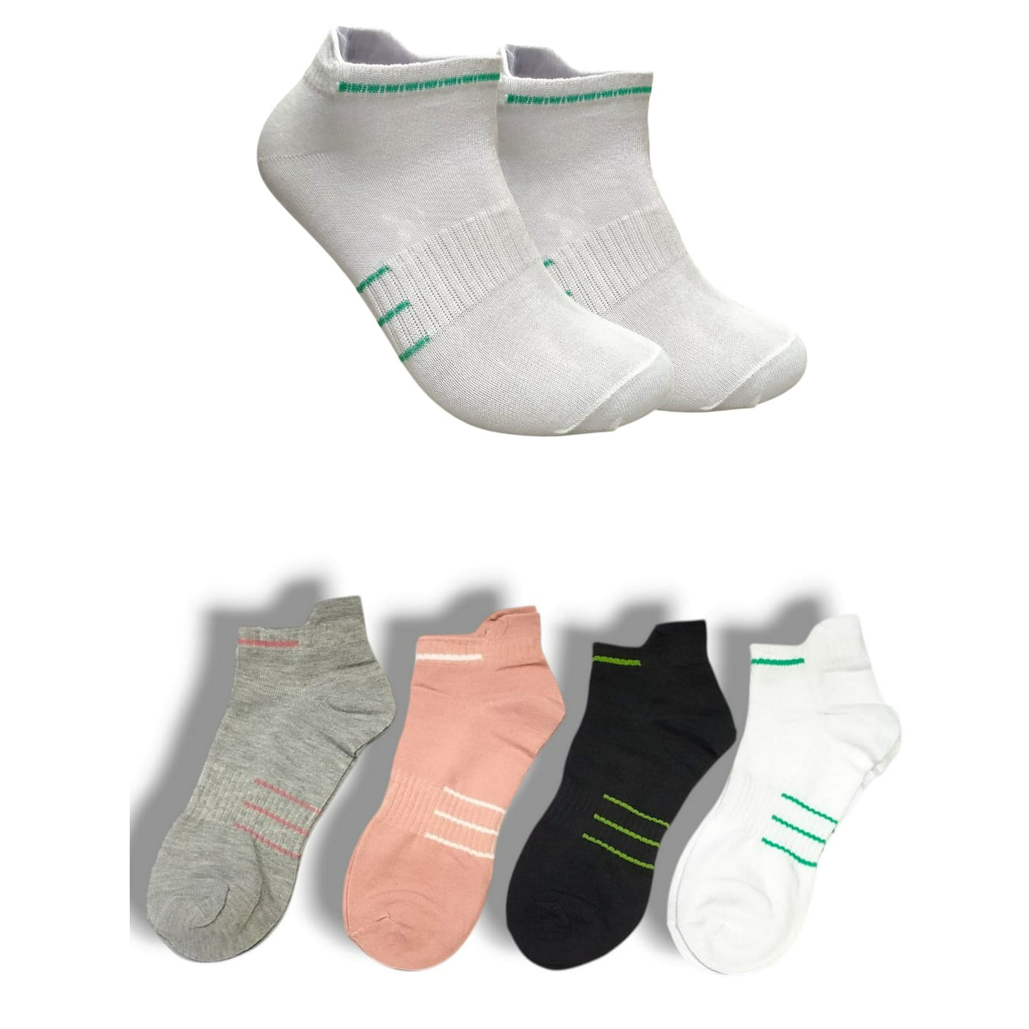 Genérico - Calcetines Cortos De Mujer Delgados Tobilleras