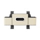 thumbnail image 1 of Organizador De Respaldo De Asiento De Automóvil, Caja De Pañuelos Para Viajes Por Carretera, Almacenamiento Con Portavasos, Color Beige, 1 of 5