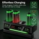 thumbnail image 4 of Batería recargable para el mando de Xbox One, 5200mWh, pack de 4, base de carga compatible con Xbox Series X|S-Negro, 4 of 8