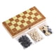 thumbnail image 5 of Juego De Ajedrez De Madera Plegable, Ajedrez, Damas, Backgammon Para Principiantes Y Profesionales, 5 of 5