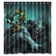 thumbnail image 1 of Cortina de ducha de monstruo de World of Warcraft, juego de cortina de baño con ganchos, tamaño 60 x 72 pulgadas, 1 of 3