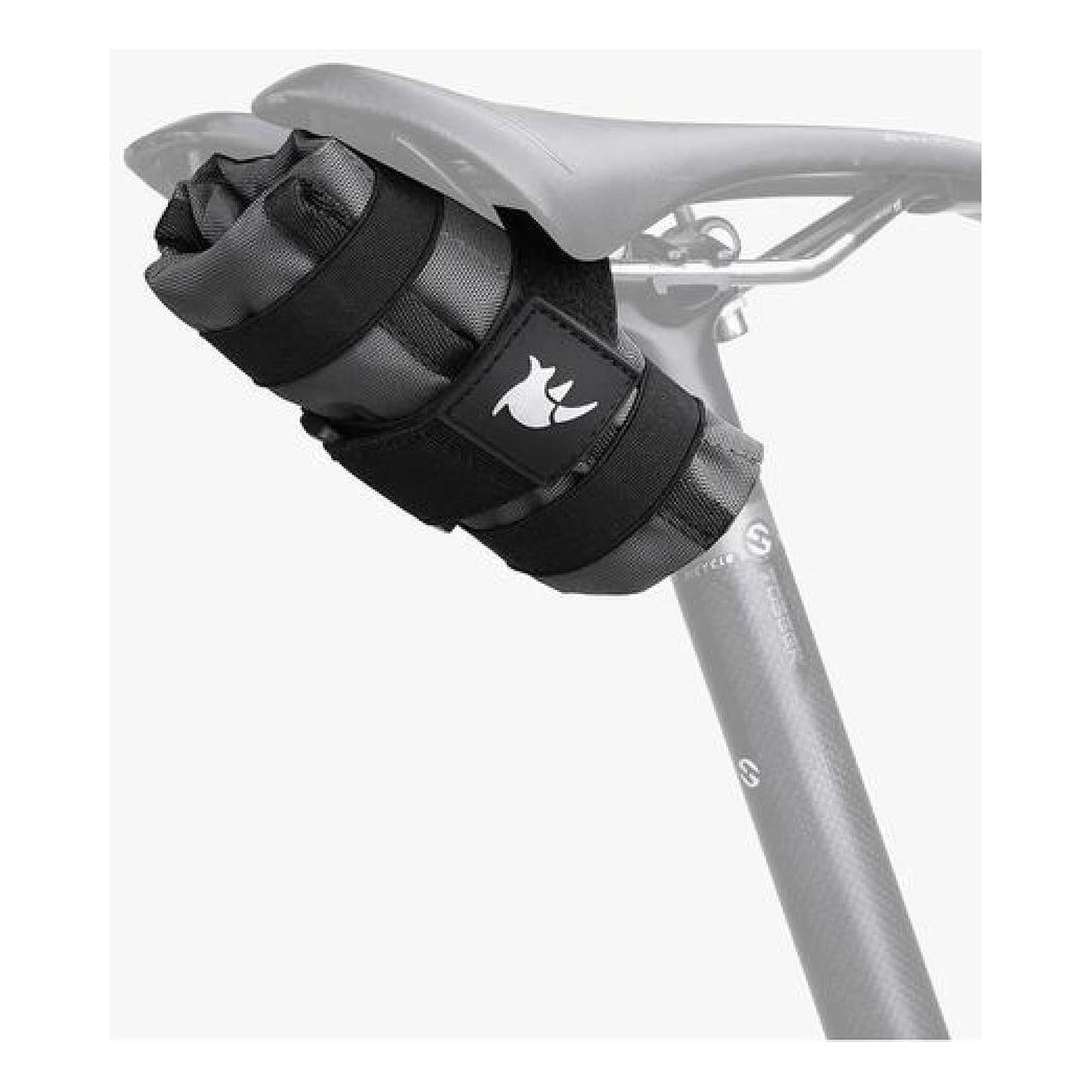 Bolso Rhinowalk Compacto, Sillín Y Marco Mtb Ruta Bicicleta Negro