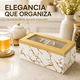 thumbnail image 3 of Caja Organizadora de Té Estilo Glam con Tapa de Vidrio, 3 of 8