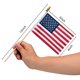thumbnail image 3 of Banderitas Americanas Pequeñas Uelfbaby Paquete de 12 con Palo 10x15 cm, 3 of 6