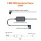 thumbnail image 2 of Cable de alimentación VANTRUE tipo C, pantalla LED USB OBD, cableado de 10 pies, 2 of 8