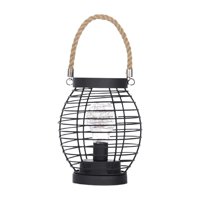 Click Ventas - Lampara Colgante Fierro Luz Led Decorativa Portátil