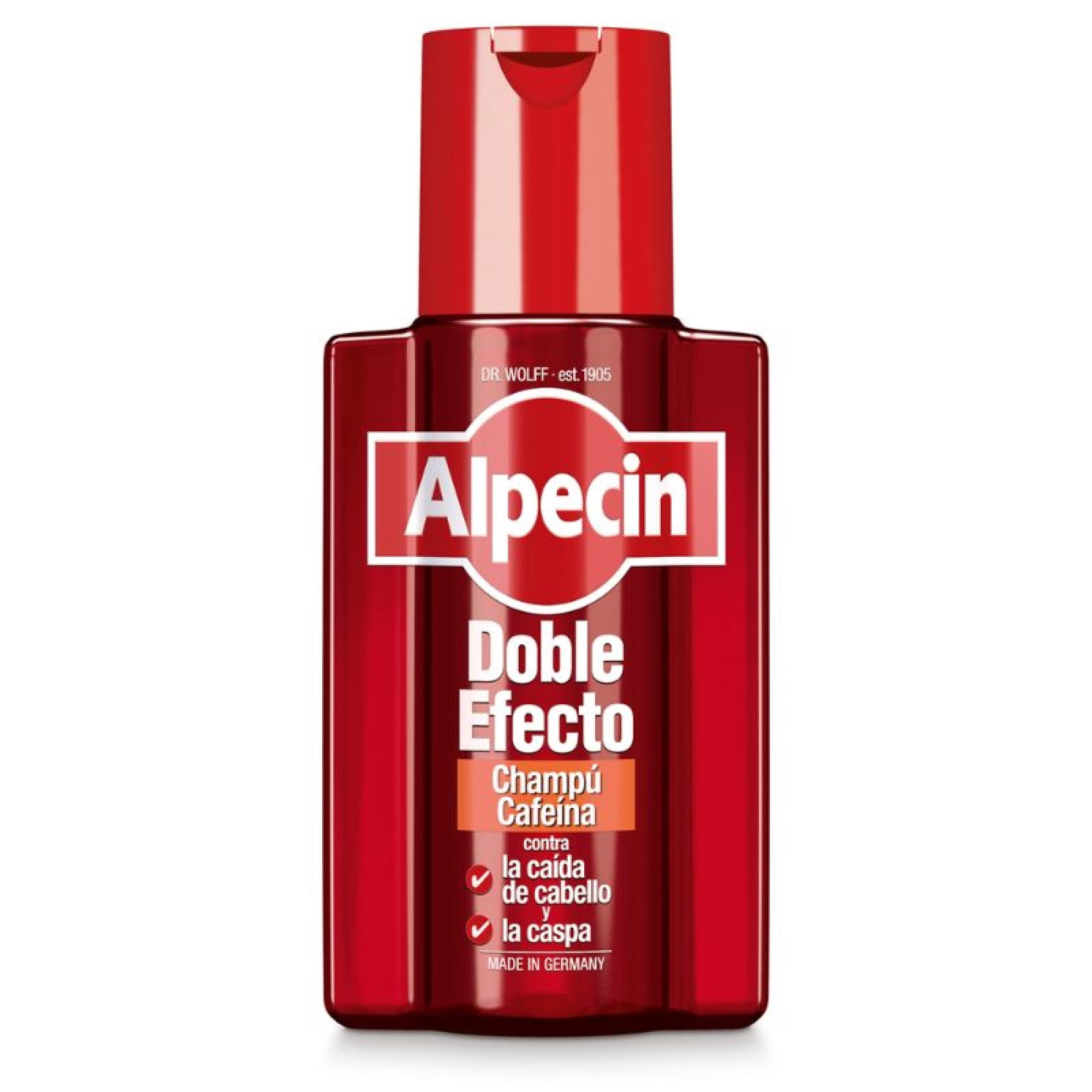 Shampoo Alpecin Doble Efecto Cafeína