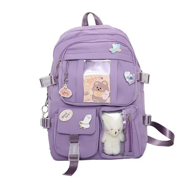 Japanese Girls Aesthetic Backpack Cute School Bags For Student Teens Girls Pockets Women Laptop Backpack Harajuku