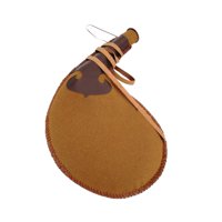 Bothyi - Bolsa De Bota De Agua Bolsa De Frasco Pequeño Accesorio Para Decoración De Actor Camping Pesca 30 Cm Marrón