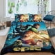 thumbnail image 2 of Épica Conjunto de sábanas temático, trío de piezas, cómodo y amigable con la piel, diseño único, regalo de decoración para el hogar para familiares, amigos y fans,173cm *218cm, 2 of 6