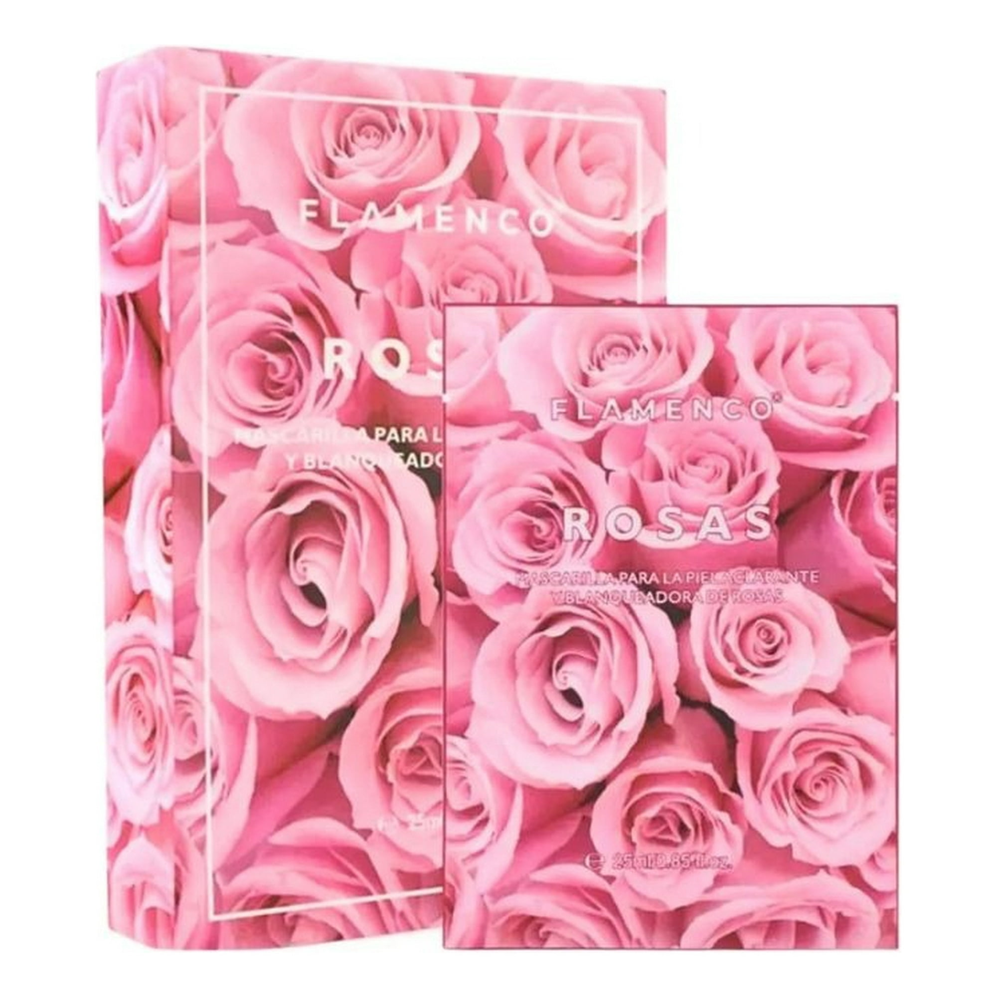 Genérico - Set 3 Mascarilla Facial Aclarante Blanqueadora Rosas Lau