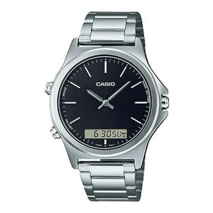 Reloj Analogo-Digital Plateado Casio Mtp-Vc01D-1E