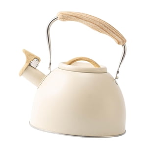 Bothyi - Hervidor Silbante Portátil Hervidor De Agua De Gran Capacidad De 3L Beige