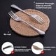 thumbnail image 4 of Forks MUTNITT - Juego de vajilla (16 unidades, acero inoxidable, 20 cm), color plateado, 4 of 7