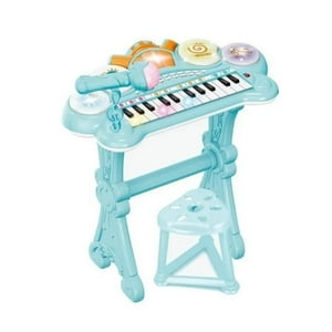 Genérico - Juguete Teclado Piano Musical Microfono Celeste