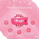 thumbnail image 3 of Kit de inicio de la colección Blinger Diamond con estampado de gemas, 3 of 8