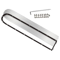 Magideal - Cubierta Inferior De Scooter Eléctrico Placa Metálica De Acero Inoxidable Impermeable Protección Batería Accesorios Resistente A Impactos Adecuada Para M365 1S