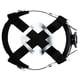 thumbnail image 5 of Casco con trinquete Pyramex Ridgeline de ala completa con 4 puntas, color blanco, 5 of 5