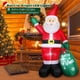 thumbnail image 2 of Decoración navideña inflable de Papá Noel de 8 pies para exteriores, 2 of 7
