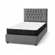thumbnail image 1 of Cama Capitoné premium más colchón 1,5 plazas, color gris, 1 of 2
