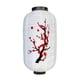thumbnail image 3 of Linterna de estilo japonés Lámpara colgante decorativa Sombra Estilo oriental Luces de tela ligera para boda Festival de primavera Fiesta al aire , BlancoCuerpoPequeñoFlor, 3 of 5