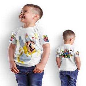 Mundo Textil - Polera Juvenil Super Mario Bros D8 - Talla 8