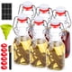 thumbnail image 1 of Botellas de vidrio WILLDAN de 4 oz con tapa abatible hermética, paquete de 6, 1 of 7