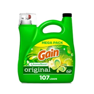 Detergente De Ropa Concentrado Líquido Original 4.55Lt (107 Lavados) - Gain