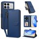 thumbnail image 2 of Funda con Billetera para [Xiaomi Poco F8 Pro] con Bolsillo Zipper y Tarjetero Azul, 2 of 6