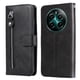 thumbnail image 1 of Funda con Cremallera para Realme 12 Plus, Carcasa Cartera de Cuero PU con Soporte y Tarjetero, 1 of 6