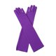 thumbnail image 1 of suxuMhao Guantes Largos Formales 17in Talla Única Guantes Elásticos de Noche para Fiesta Actuación Disfraz Vacaciones Prom Ocasiones Morado Guantes de Vestir de Poliéster 2 Pares, 1 of 2