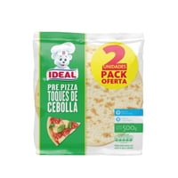 Masas Para Pizza Toques De Cebolla 2 Un 500 G Ideal