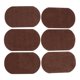 thumbnail image 1 of 6pcs hombres parches de gamuza de mujer ropa apliques de terciopelo ovalado para jeans, 1 of 5