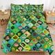 thumbnail image 1 of Super Mario 3-Piece Comforter Set for Bedroom Super Mario Bedding Set for Kids Adults Soft Microfiber Duvet Cover Set with Zipper Closure, 1 of 5