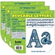 thumbnail image 1 of Letras reutilizables Eureka Blue Harmony 217 por paquete de 3 paquetes, 1 of 1