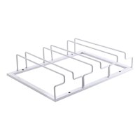 Bothyi - Organizador De Copas De Vino De Metal 3 Filas Stemware Rack Para Bar Hutch Counter