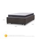 thumbnail image 3 of Cama Space Box Ortopedic 1.5 Plaza Base Normal, 3 of 11